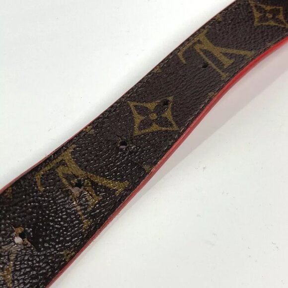 LOUIS VUITTON Monogram Ceinture-LV Initial 30MM Reversible Belt - Picture 10 of 14
